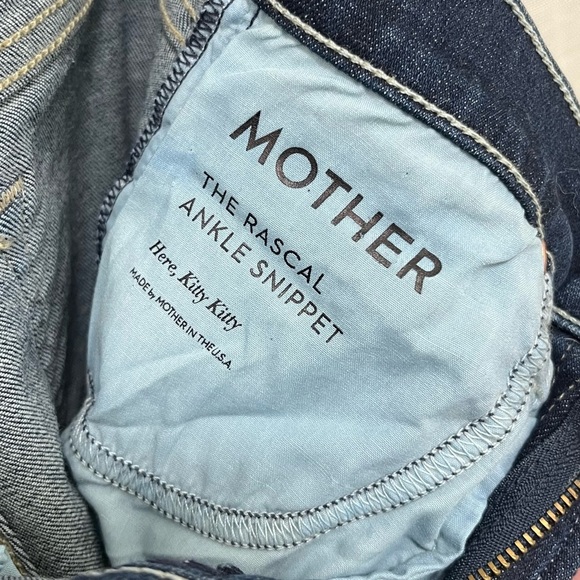 MOTHER The Rascal Ankle Snippet in Here Kitty Kitty Size 24 - Picture 7 of 14